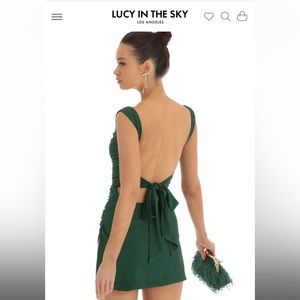 Emerald Lucy in the Sky Dress